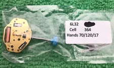 MIYOTA 6L32 Quartz Watch Movement, NOS