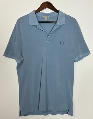 276 BURBERRY Brit Metal Logo Men's Polo Shirt Size XL | eBay