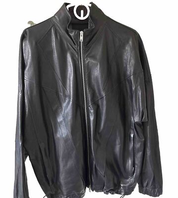 DFOUR Men Genuine Leather Jacket Made In Italy 