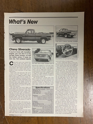 Misc 3343 Article 1987 Chevrolet Silverado Feb 23, 1987 1 page