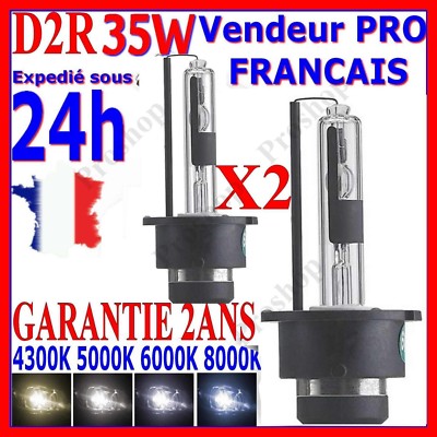 Kit 2 Ampoules Xénon D2R 35W 5000K – Remplacement Pour Phare HID, 12V, Neuf