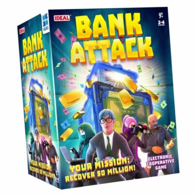 Bank Attack elektronisches kooperatives Spiel Geldraub Millionen zurückgewinnen neu versiegelt 