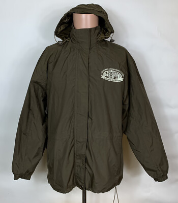 Overseas Adventurers Club Jacket Sir Edmund Hillary Team Brown Anorak Size S