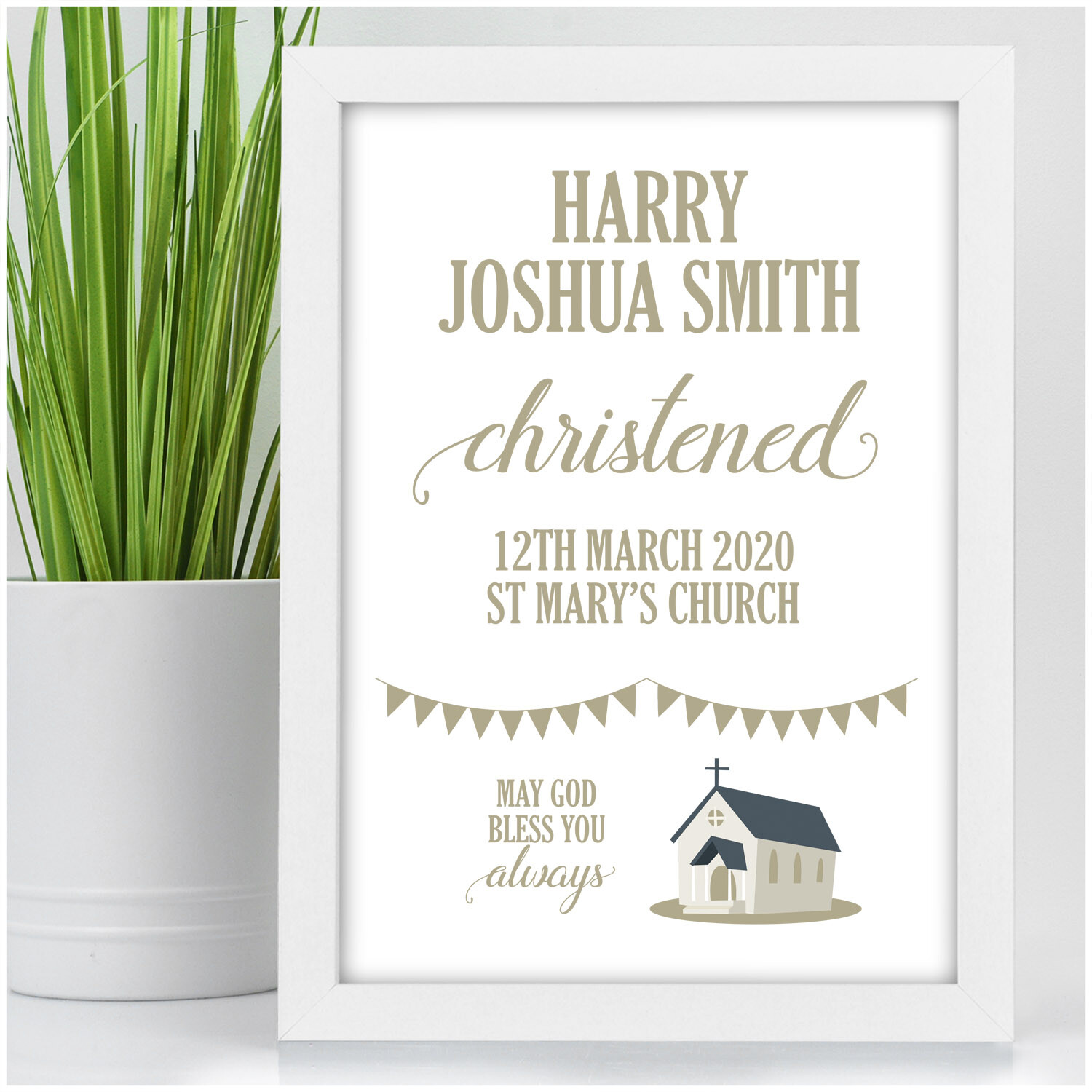 Christening Gifts for Boys Godson Grandson Nephew New Baby Boy