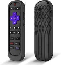Silicone Case for Roku Voice Remote Pro (2nd Edition) Anti Slip Shockproof Cover