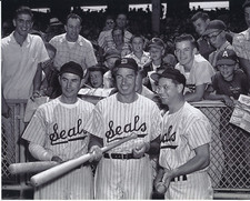 joe dimaggio,dom dimaggio,vince dimaggio 8x10 photo