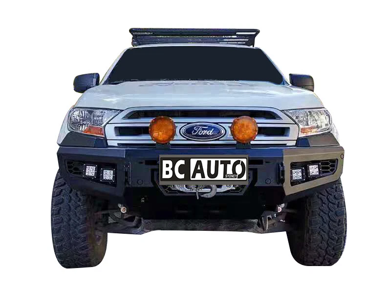 Front Bull bar Bumper Bar suitable for Ford Ranger 2015-21 XLS 4 LEDs Steel - image 4 of 4