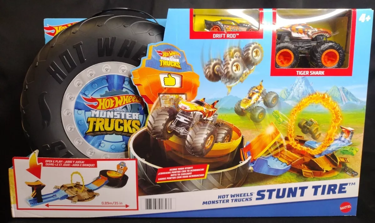 Hot Wheels Monster Trucks Stunt Tire Play Set