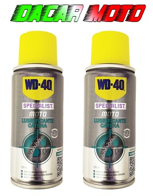 WD-40 SPECIALIST MOTORCYCLE CHAIN LUBRICANT 100ml X 2