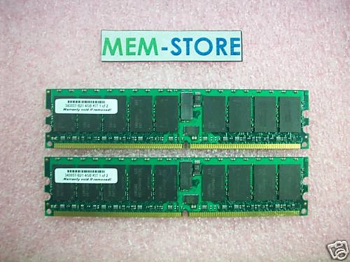 4GB 2x2GB DDR2-400 PC2-3200 ECC Registered Single Rank
