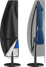 Umbrella Covers for Outdoor Umbrellas 9Ft to 12Ft, 420D Patio Waterproof Parasol