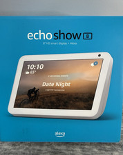 Amazon Echo Show 8 2nd Gen 8  HD Smart Display w/ Alexa   Tested   Staining