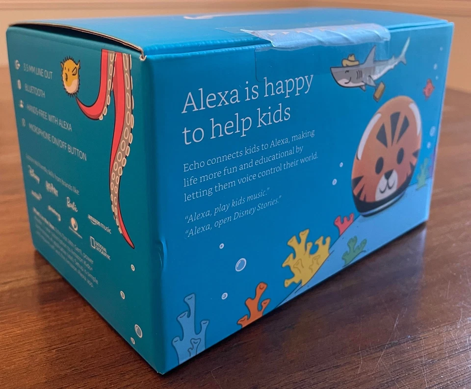 Amazon Echo Dot Kids Edition (4th Gen.) Smart Speaker - Tiger - Image 4 of 4
