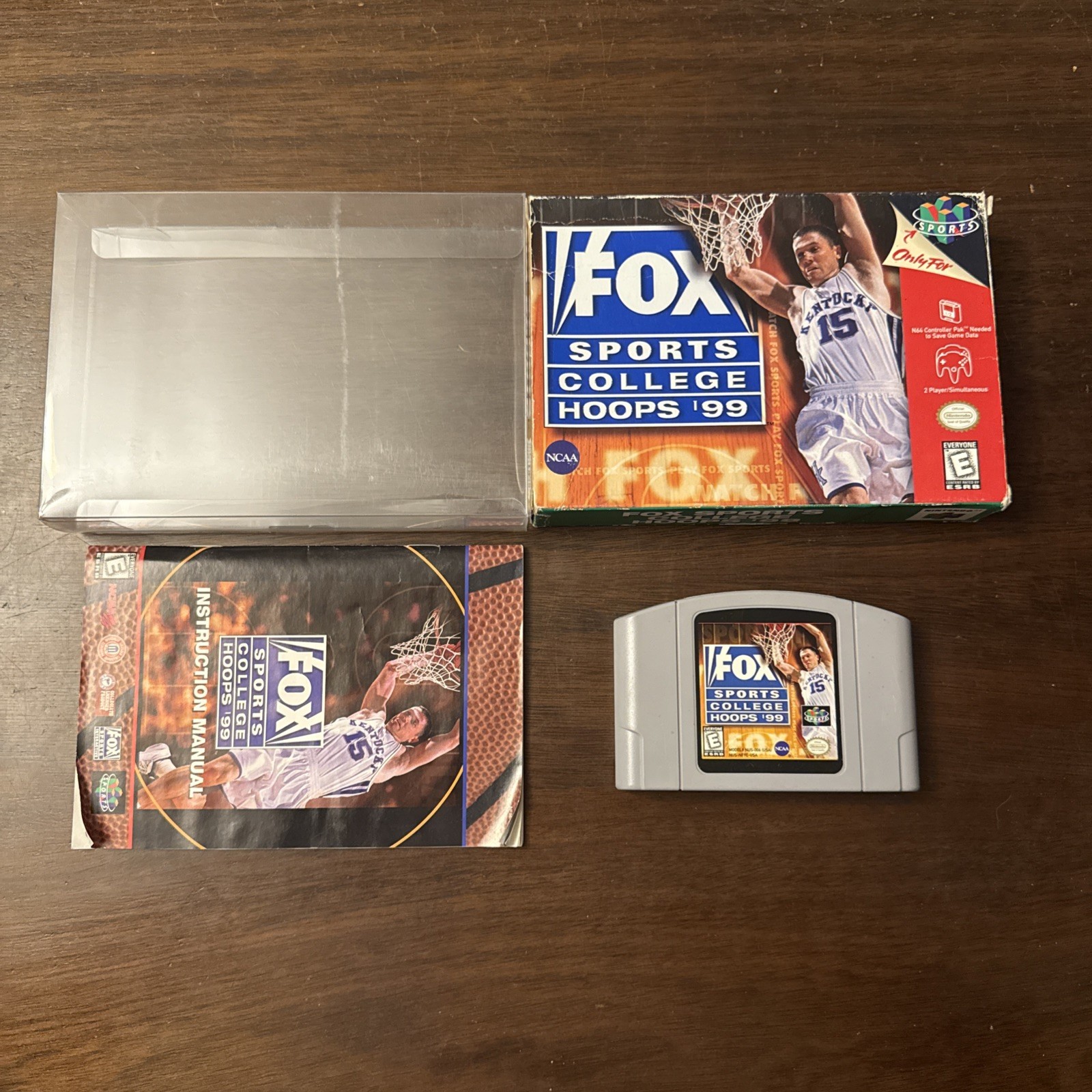 Fox Sports College Hoops ‘99 (Nintendo 64 N64) Complete - Tested - Authentic