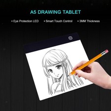 Light Box Tracer Dimmable LED USB Power Art Craft Pad Artists Drawing Sketching