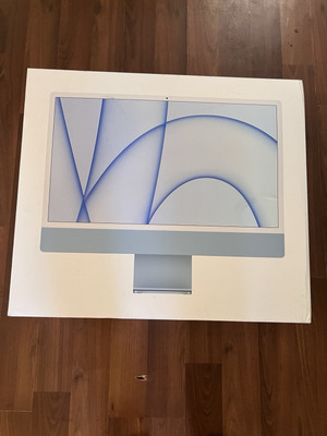 Apple I MAC 24'', M1, 8GB Ram,  2 TB , Blue, Perfect Condition   Open Box