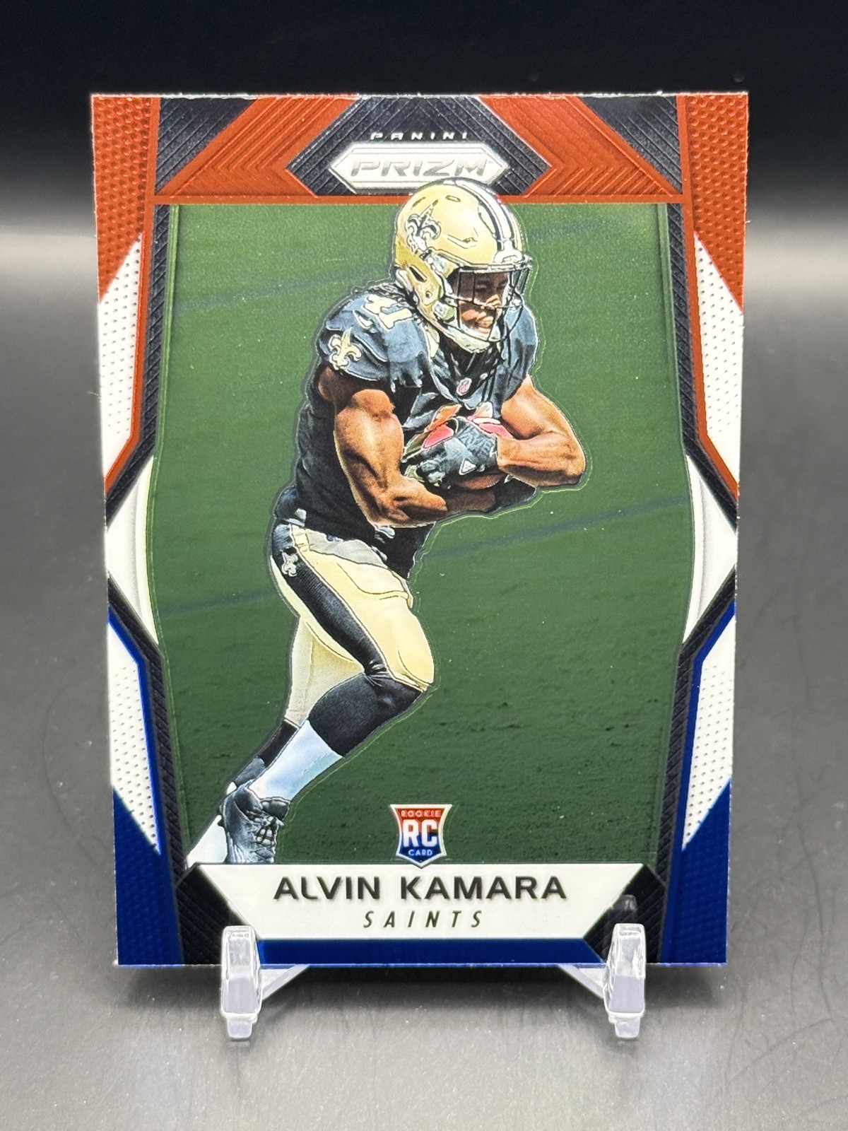 Alvin Kamara Panini Prizm #291 Red White & Blue