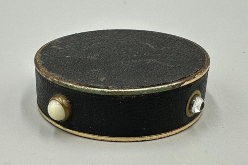 Vintage UNUSUAL Compact 2.5-inch Leather FLASHLIGHT