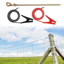Krokodilklemme f&uuml;r Elektroz&auml;une, Zaunzubeh&ouml;r, Antennen, Erdungsstab