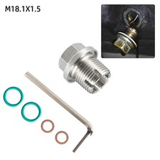 1-1.5 x 15mm Oversize Piggyback Oil Drain Self Tapping for Vehicle Oil Pan