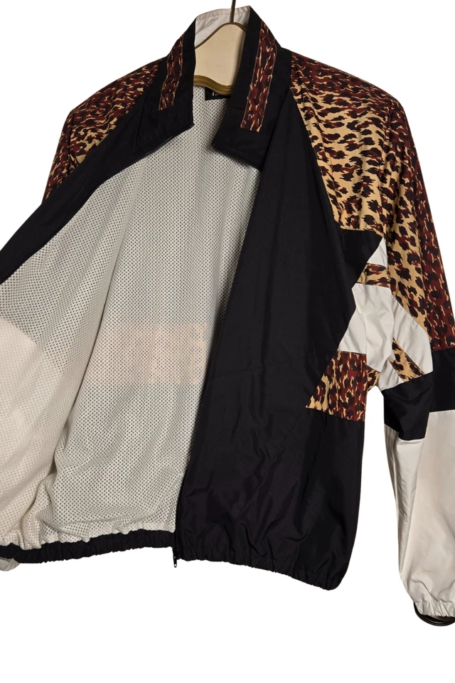 Wacko Maria GUILTY PARTIES Paradise Tokyo Leopard Print Zip Track Jacket SZ SM - Image 4 of 4