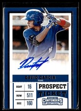 2017 CONTENDERS PROSPECT TICKET AUTO DAVID GARCIA RANGERS