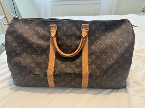 Louis Vuitton Keepall 50 Monogram Canvas Duffel Bag