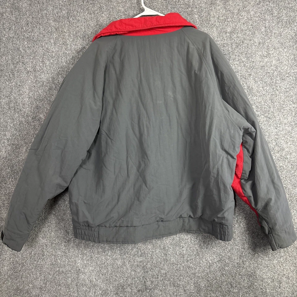 Abrigo chaqueta Woolrich vintage para hombre talla XL rojo gris exterior Foto 2 de 4