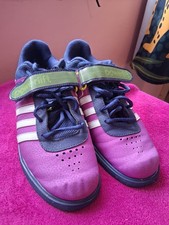 Adidas Powerlift 2 Purple Shoes Trainers Gym Weightlifting Bodybuilding Squat 