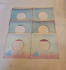 45 RPM 7" RECORD SLEEVES CO. SLEEVE 6 PACK SEE PHOTOS 20th Century SLV307