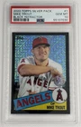 2020 TOPPS Silver Pack Mike Trout #1 Black Refractor /199 PSA 10 Gem Mint 🌶️🥵