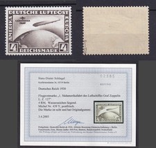 DEUTSCHES REICH MiNr. 439 Y S&uuml;damerikafahrt (1930) postfr/** BPP Befund - &euro; 2200