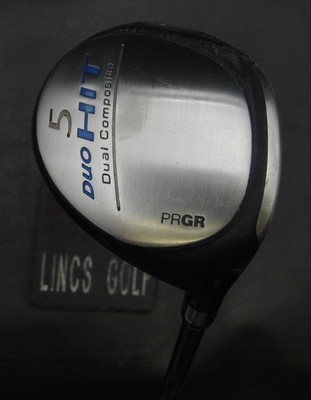 PRGR Duo Hit Dual Composite 5 Holz Stiff Graphitschaft Iomic Grip