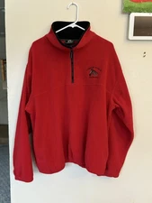 Weatherproof garment co. men's fleece L pullover-ConejosRanchColorado insignia