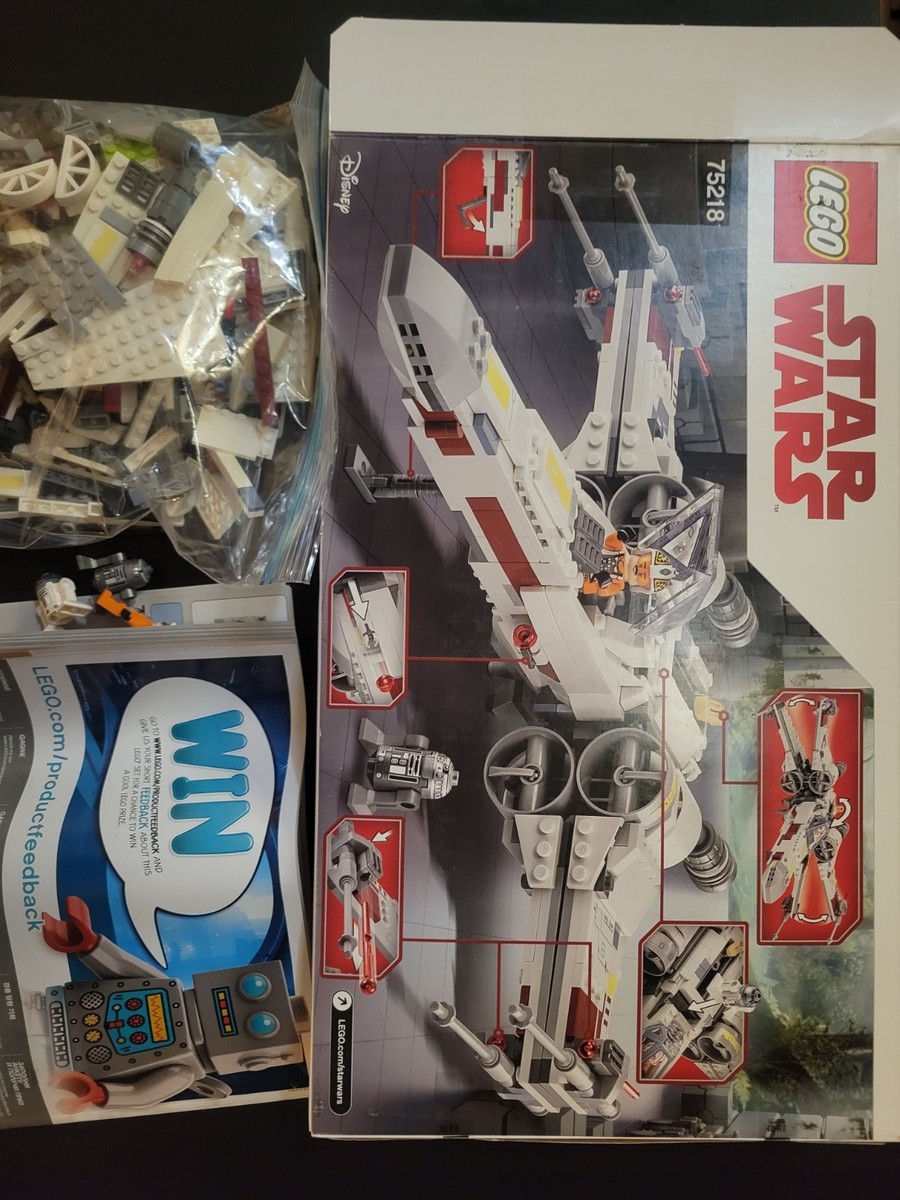 Incomplete LEGO Star Wars 75218 X-Wing Starfighter For Parts