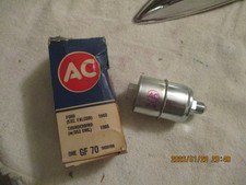 Nos 1960 Ford Falconthunderbird W 352 Engine Ac Fuel Filter-part No. Gf-70