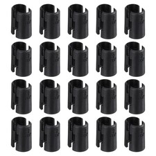 50x Plastic Wire Shelving Shelf Lock Clips Shelving Clips for 1/2" Post Shelving