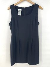 Vtg Laura Ashley Dress Sz 12 Sleeveless Corporate Career Lined Old Money 90s