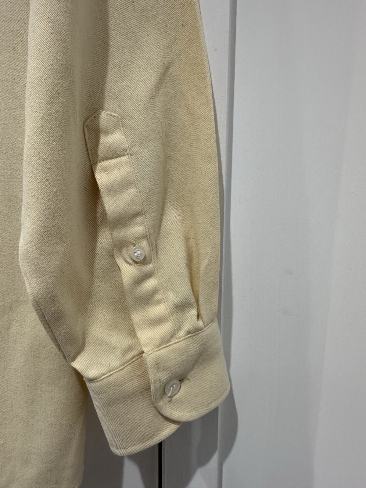 Camicia uomo YSL saint laurent giallo chiaro taglia Med colletto 15 15 5