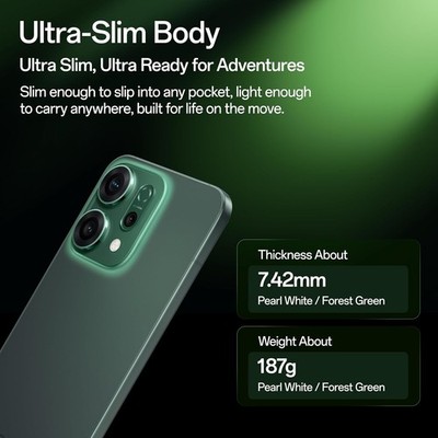 OPPO Reno14 5G (Pearl White, 12GB RAM, 256GB Storage) | eBay