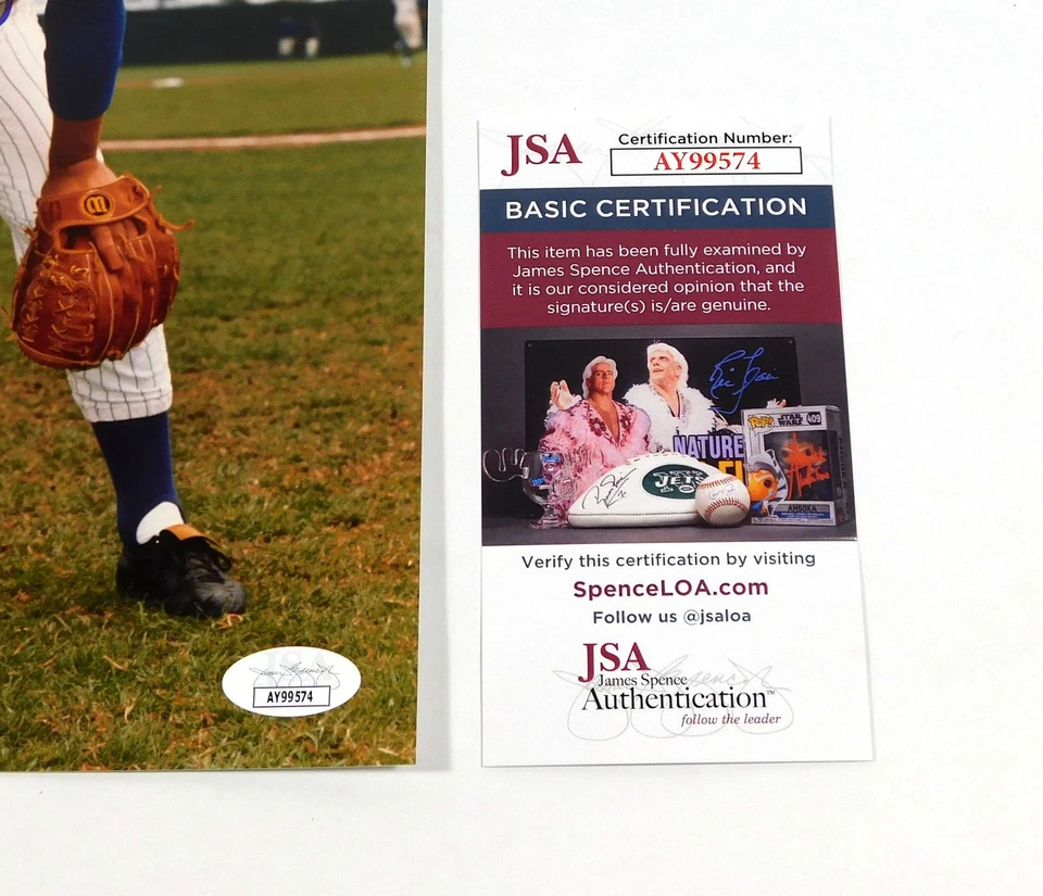 Ron Santo Signed 8 x 10 Color Photo Cubs JSA Auto AY99574 - Image 3 of 3