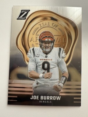 2023 Panini Zenith #6 Joe Burrow Zeal of Approval Cincinnati Bengals