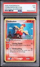 PSA 1 2006 Pokemon Crystal Guardians Combusken Reverse Holo Foil 31/100 STAMPED on eBay