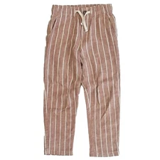 Rylee + Cru Kalen Pant Cedar Pinstripe Bottoms Size 6-7 Years Girls