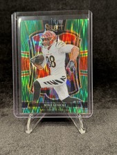 2025 Panini Select Premier Level Mike Gesicki Neon Green Prizm Shock /5 #159