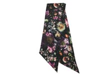 Ted Baker Women's Scarf Black Floral 100% Other Rectangle Scarf