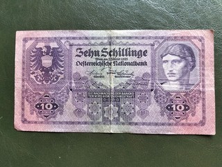 Österreichische Nationalbank Billet Autriche 10 Schillinge 2 Jänner 1925