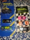 6 Vintage 1990 Matchbox Days of Thunder Race Car Diecast Mello Yello Hardee NOC