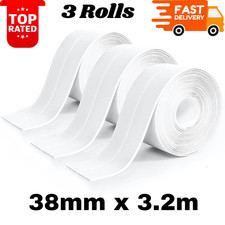 Bath Kitchen Caulk Tape Sealant Strip PVC Self Adhesive Toilet Wall Sealing Tape