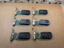 LOT OF 6 HP 612951-001 612951-002 NVIDIA Quadro 600 1GB DDR3 Graphics Card